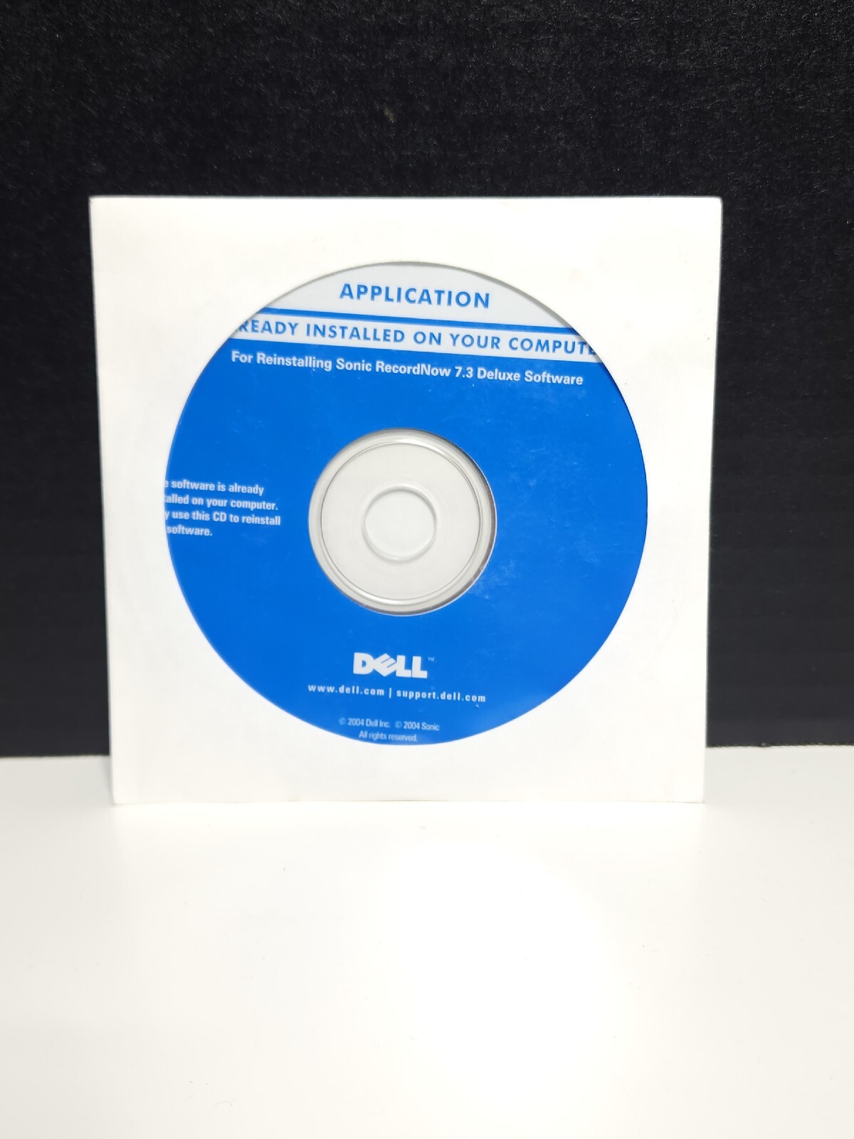 Dell Application NEW CD For Reinstalling Sonic RecordNow 7.3 Deluxe Software 
