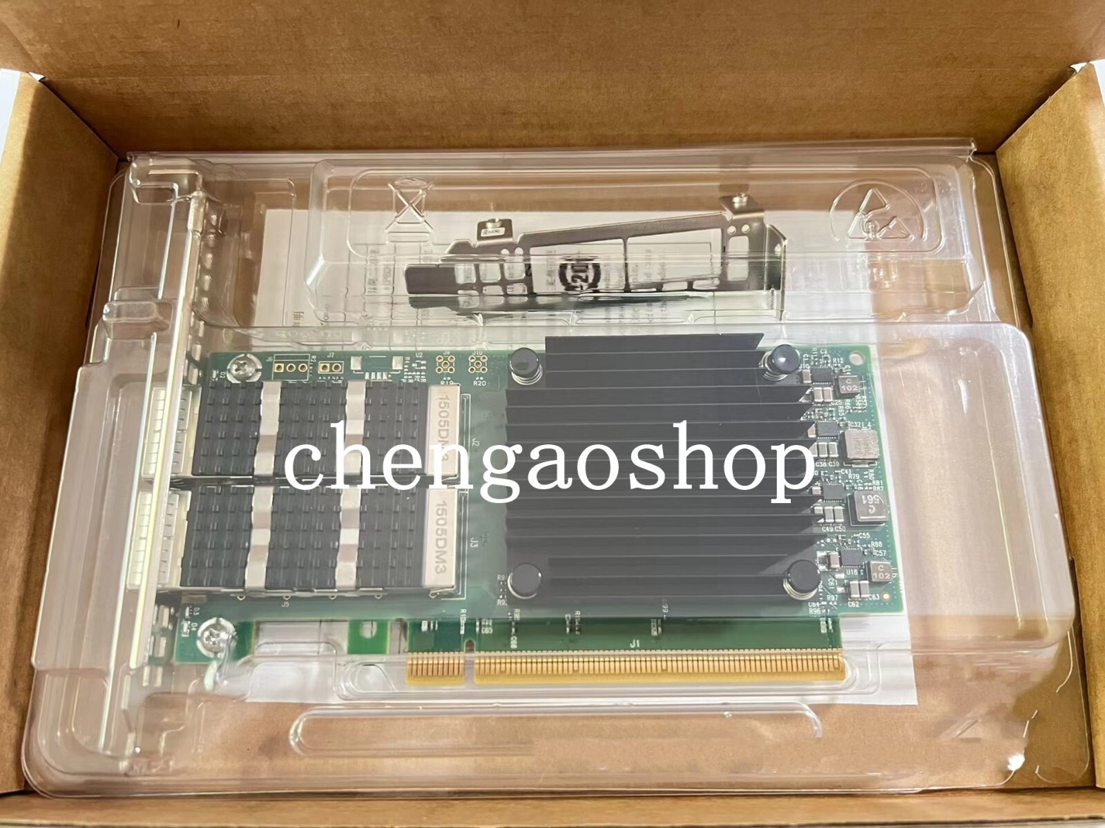 1PCS NEW MCX623106AN-CDAT Fiber optic Network Card Via DHL or FedEX