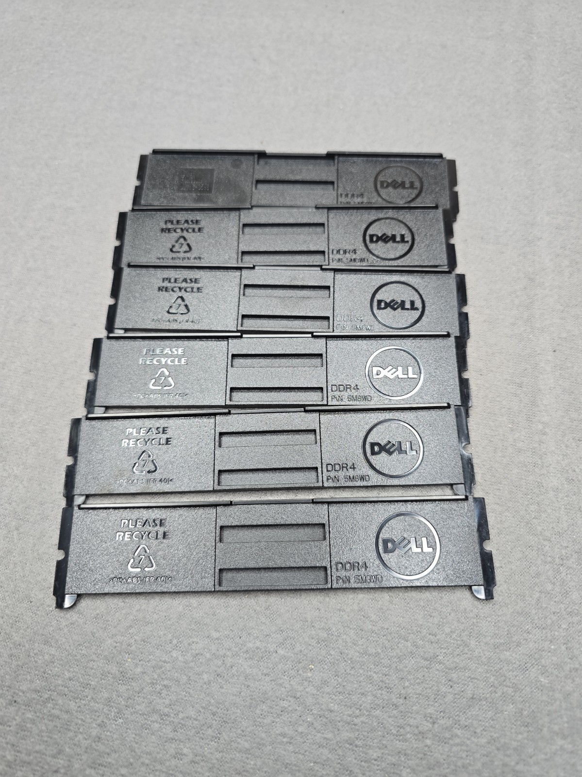 6 pcs set of Genuine Dell PowerEdge R630 R730 DDR4 Memory Blank Filler 5M8WD