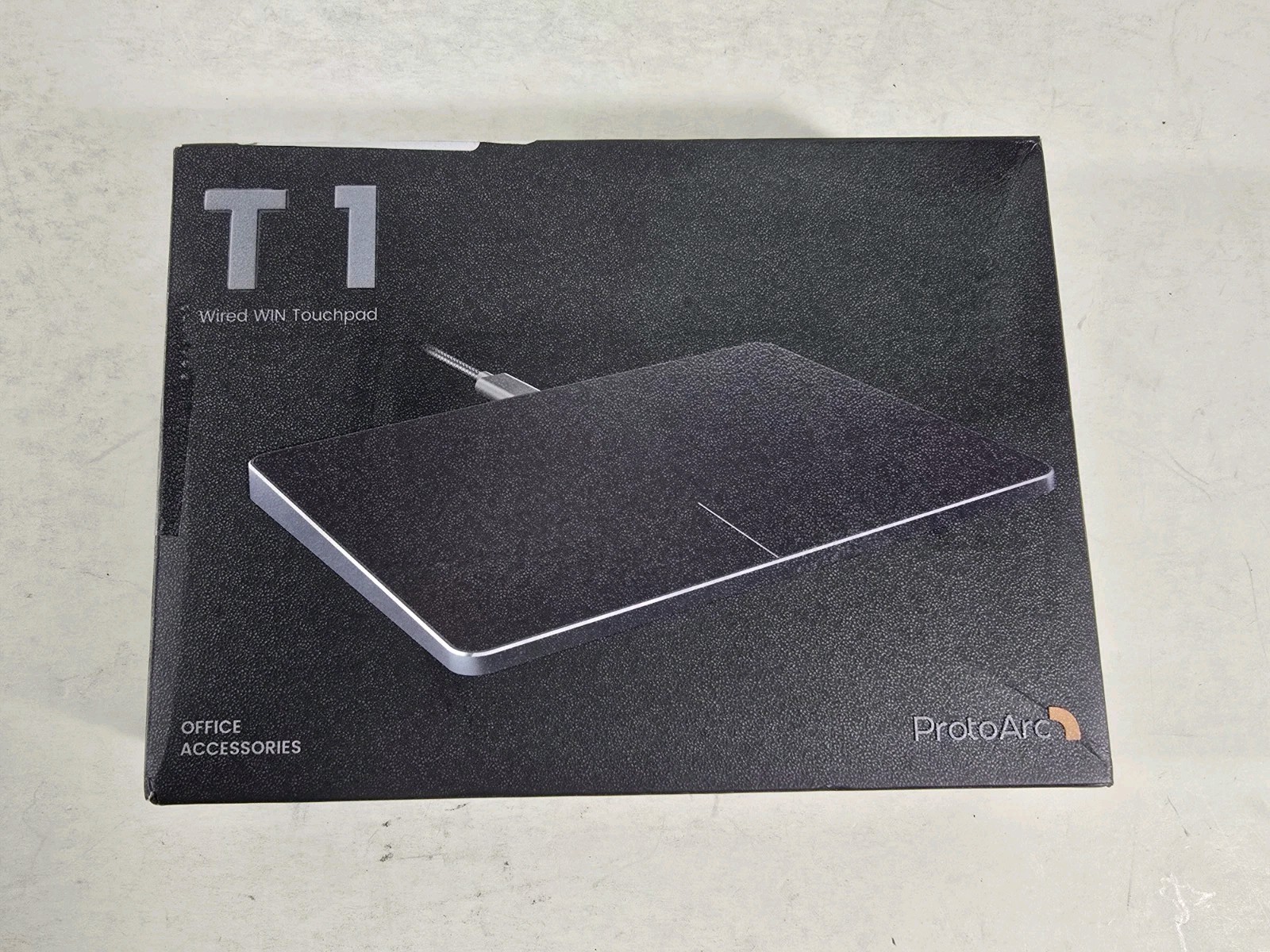 ProtoArc T1 Black Wired Win Multi Touch Control Pad, Ultra Slim Plug and Play