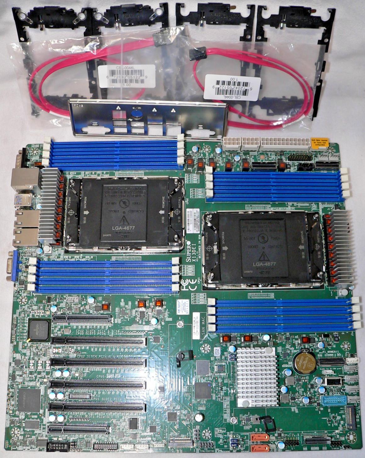 Supermicro X13DEI Dual LGA4677 DDR5 ECC R VGA BMC IPMI M.2 Dual LAN Motherboard