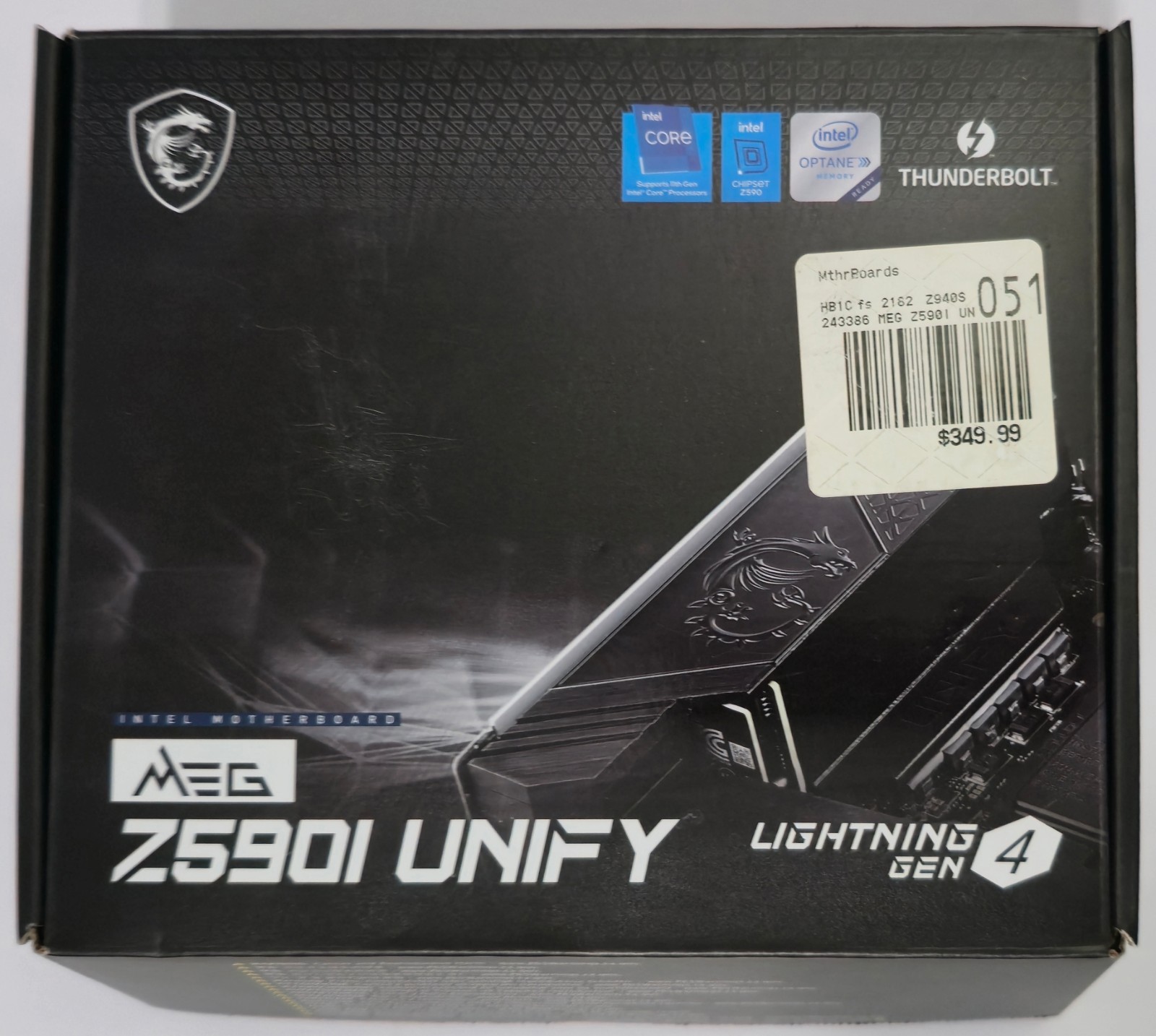MSI MEG Z590I UNIFY LGA1200 DDR4 Mini-ITX Motherboard