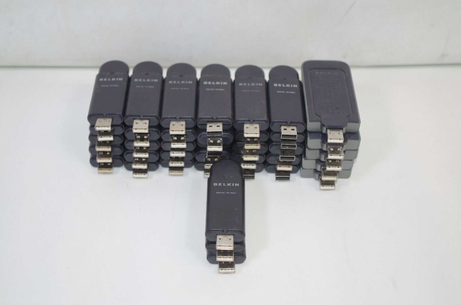 Lot of 38 Belkin Wireless G USB Network Adapters 