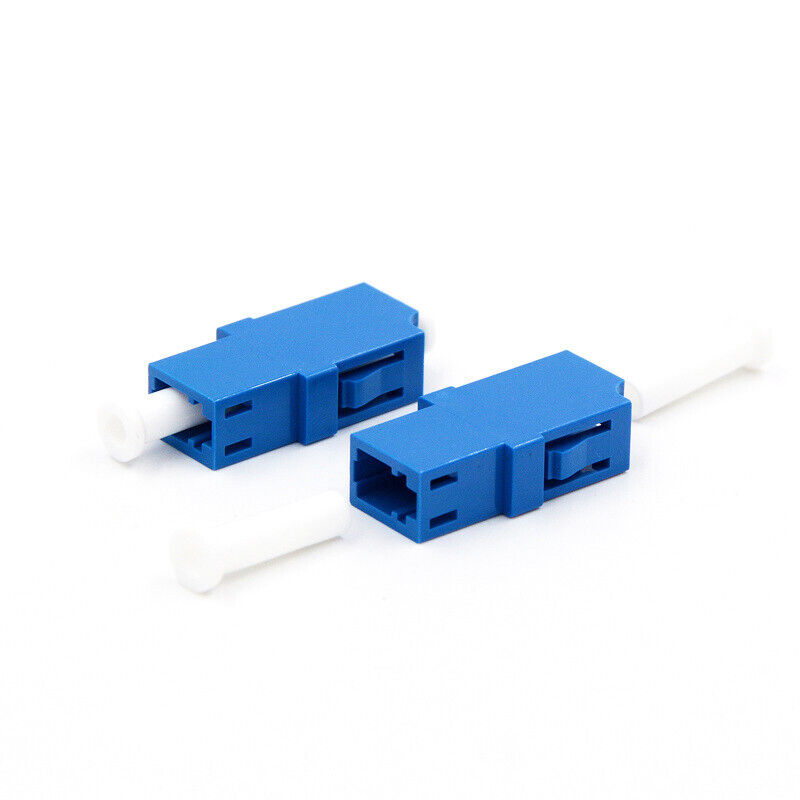 500pcs LC UPC Simplex Fiber Adapter LC UPC Blue Coupler Fiber Optic Adapter FTTH