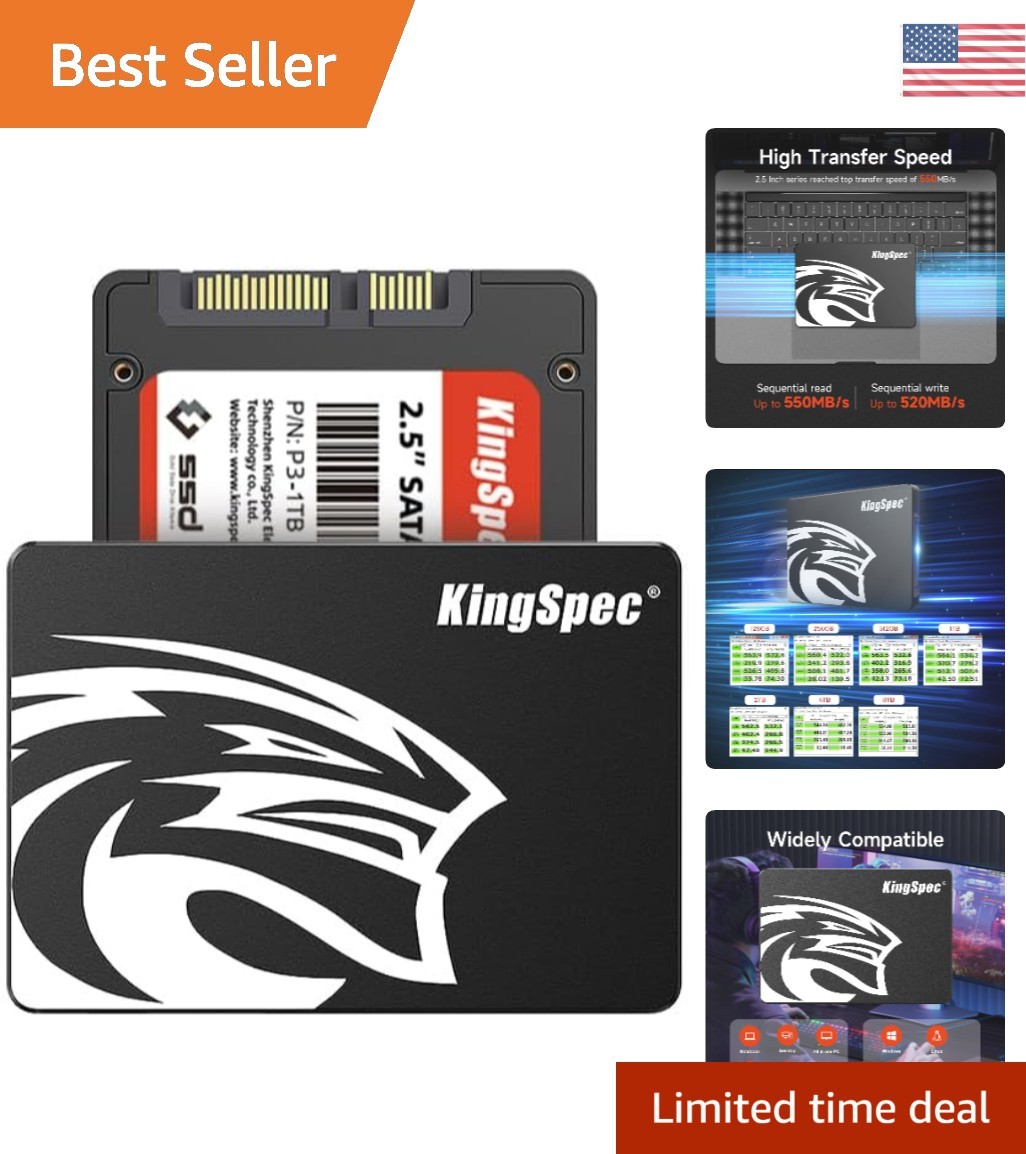 Upgrade Your PC with 128GB Internal SSD - 520MB/s Write for Enhanced Efficiency