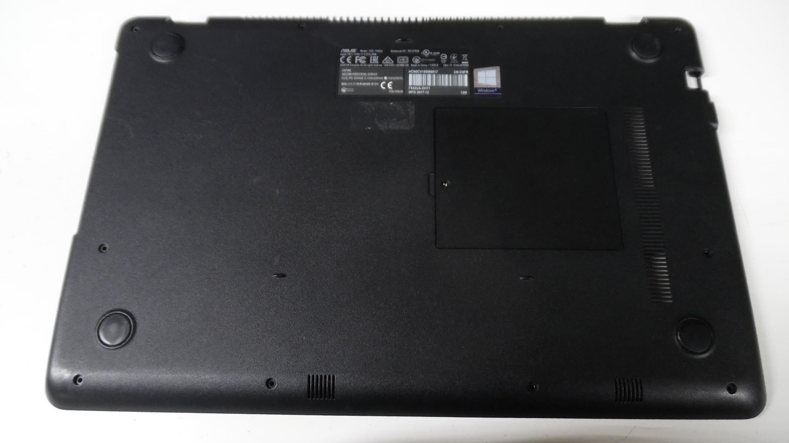 Asus F542U - 15.6" Base Case Chassis w/ Cover Door / F542UA-DH71