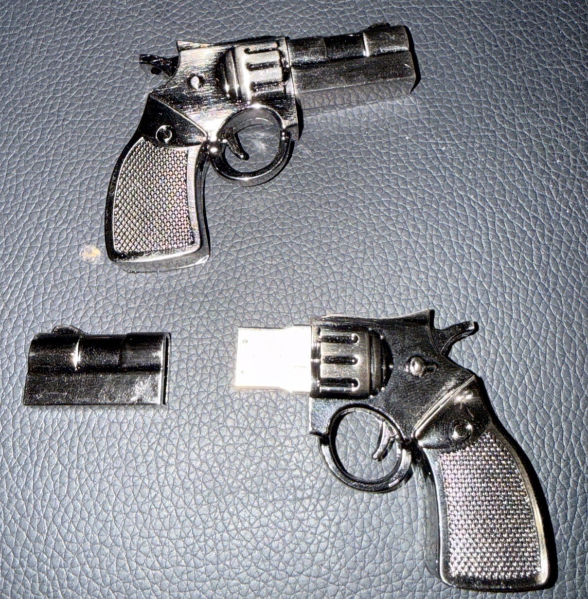 16G 32G 64G Metal Revolver Gun Model USB 2.0 Flash Drive Memory Stick Pen Drive