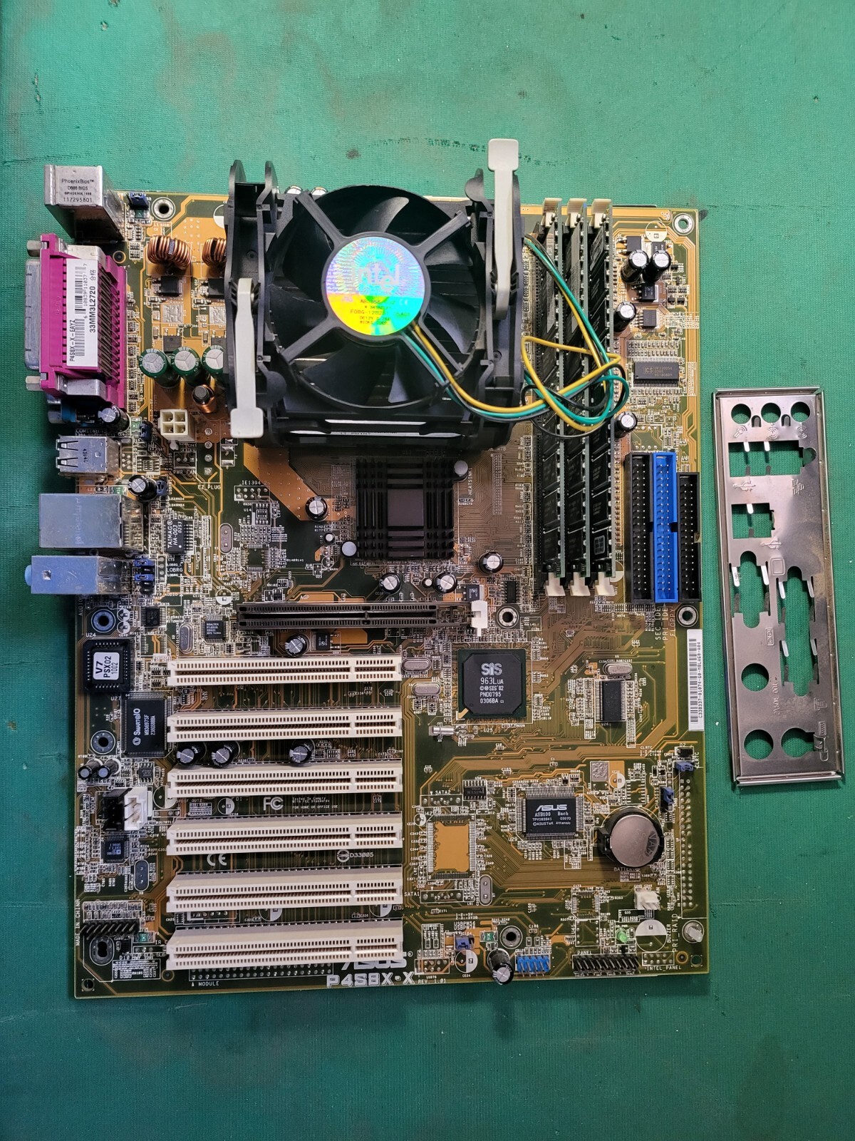 ASUS P4S8X-X REV. MOTHERBOARD 1.01 SK 478
