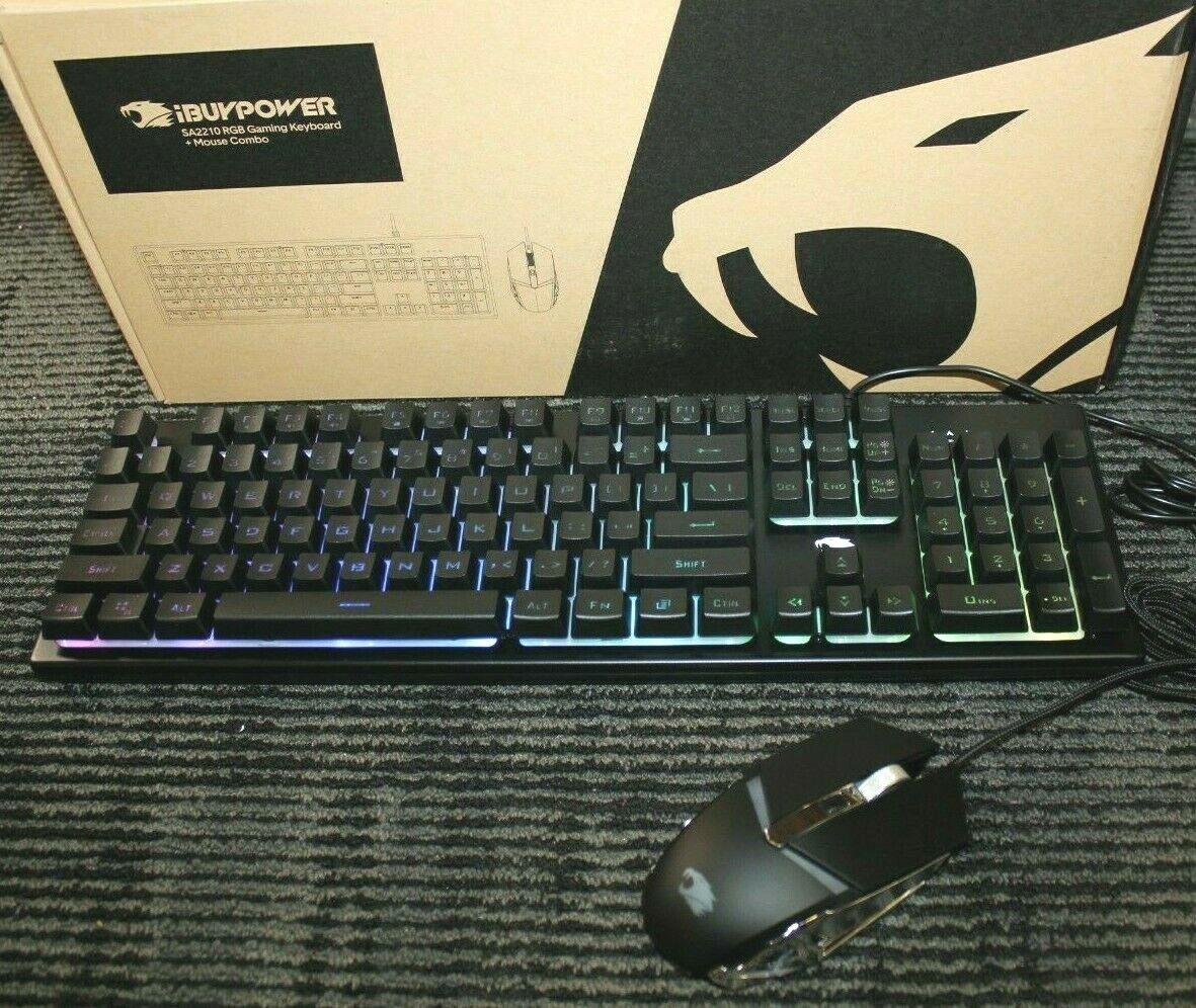 Ibuypower SA2210 RGB Gaming Keyboard And Mouse Combo
