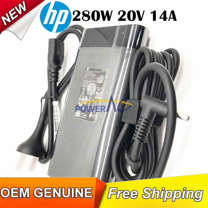 Original 280W HP ZBook Fury G8 G9 Mobile Workstation Charger AC Adapter + Cable