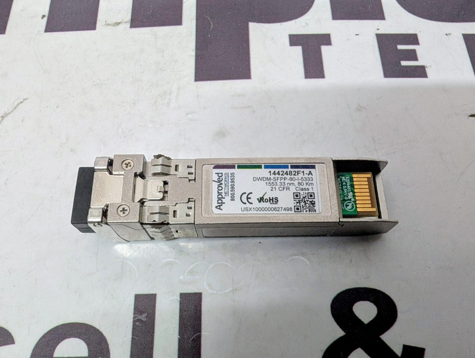 1442482F1 Adtran Compatible 1442482F1-A DWDM-SFPP-80-I-5333 1553.33nm 80km
