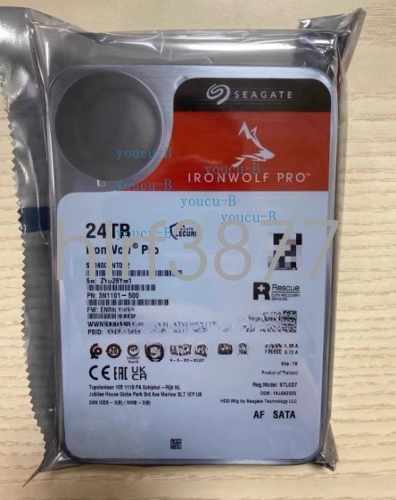 NEW Seagate IronWolf Pro ST24000NT002 24TB 7200 RPM 512MB Cache Hard Drive#HL