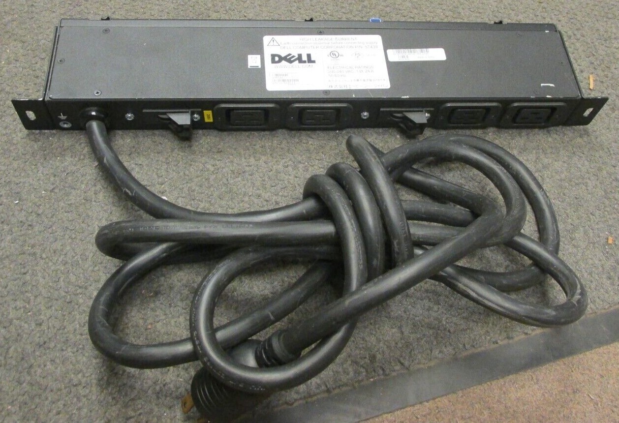 Dell AP6031 24/30A Power Distribution Unit 200-240VAC 24A 4x C19 5T439 PDU