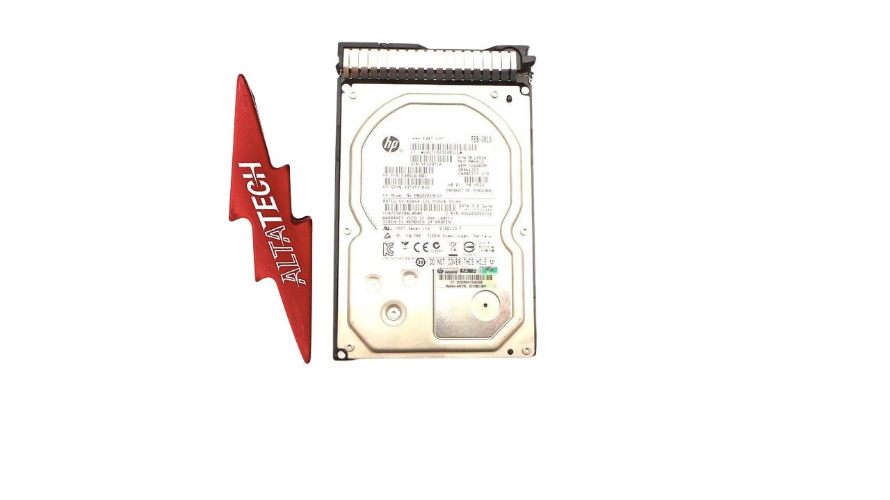 HP 2TB 7.2K 6G MDL SATA LFF Hot-Plug SC Hard Drive 658102-001, 3.5" Midline HDD