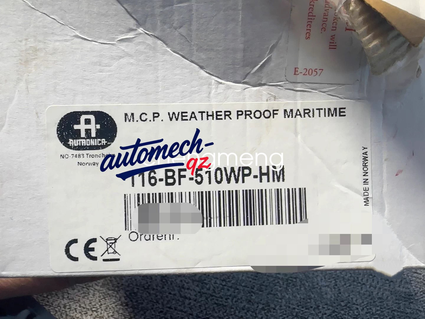1PC Brand New 116-BF-510WP-HM Manual Alarm Button new via FedEx or DHL