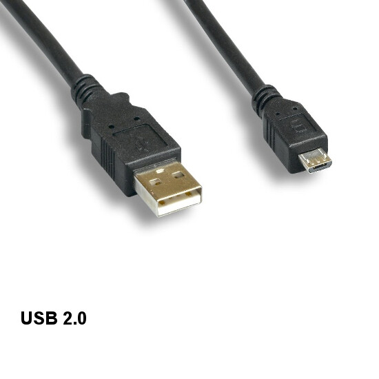 Kentek 6' ft USB 2.0 A Male to Micro B Male Cable Camera PDA MP3 PS4 Controller