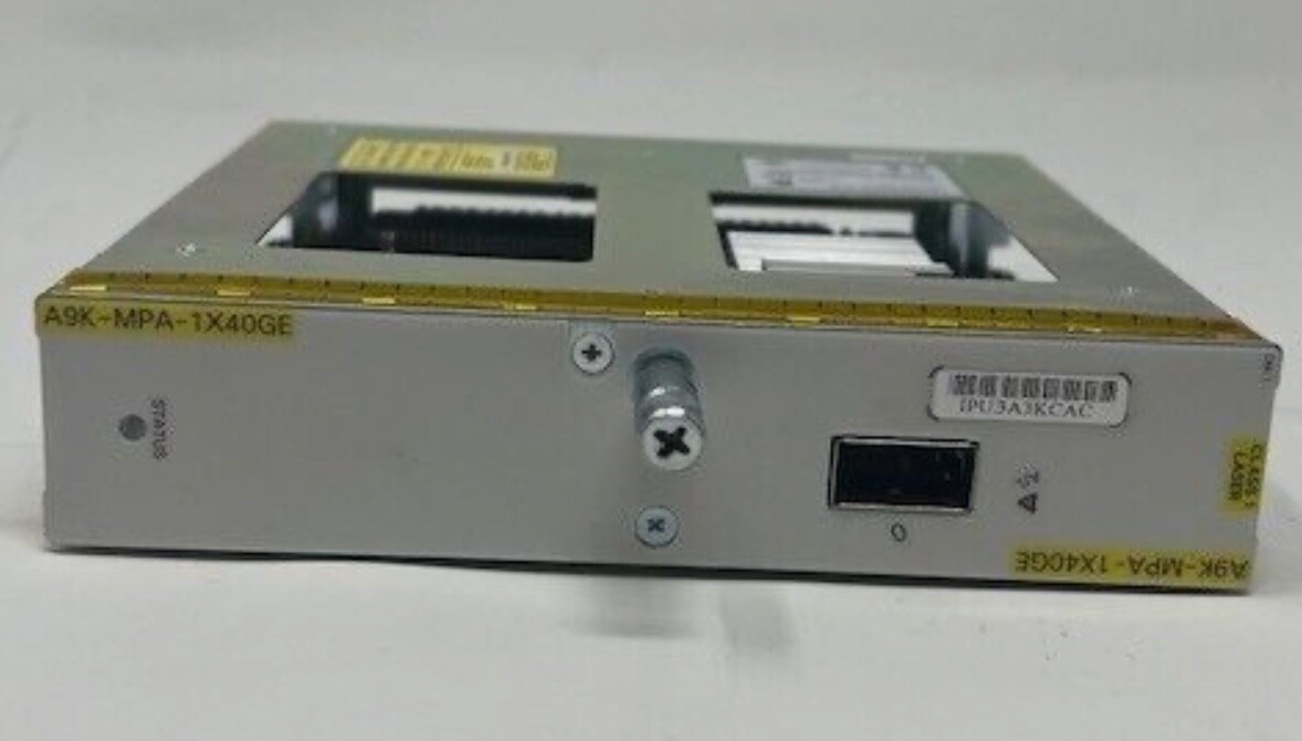 CISCO A9K-MPA-1X40GE - ASR 9000 1-port 40GE Module - LIFETIME WARRANTY