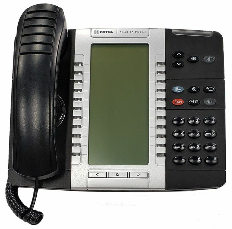 Mitel 50005071 5340 VOIP Dual Mode Backlit LCD Display VOIP IP POE Telephone #A