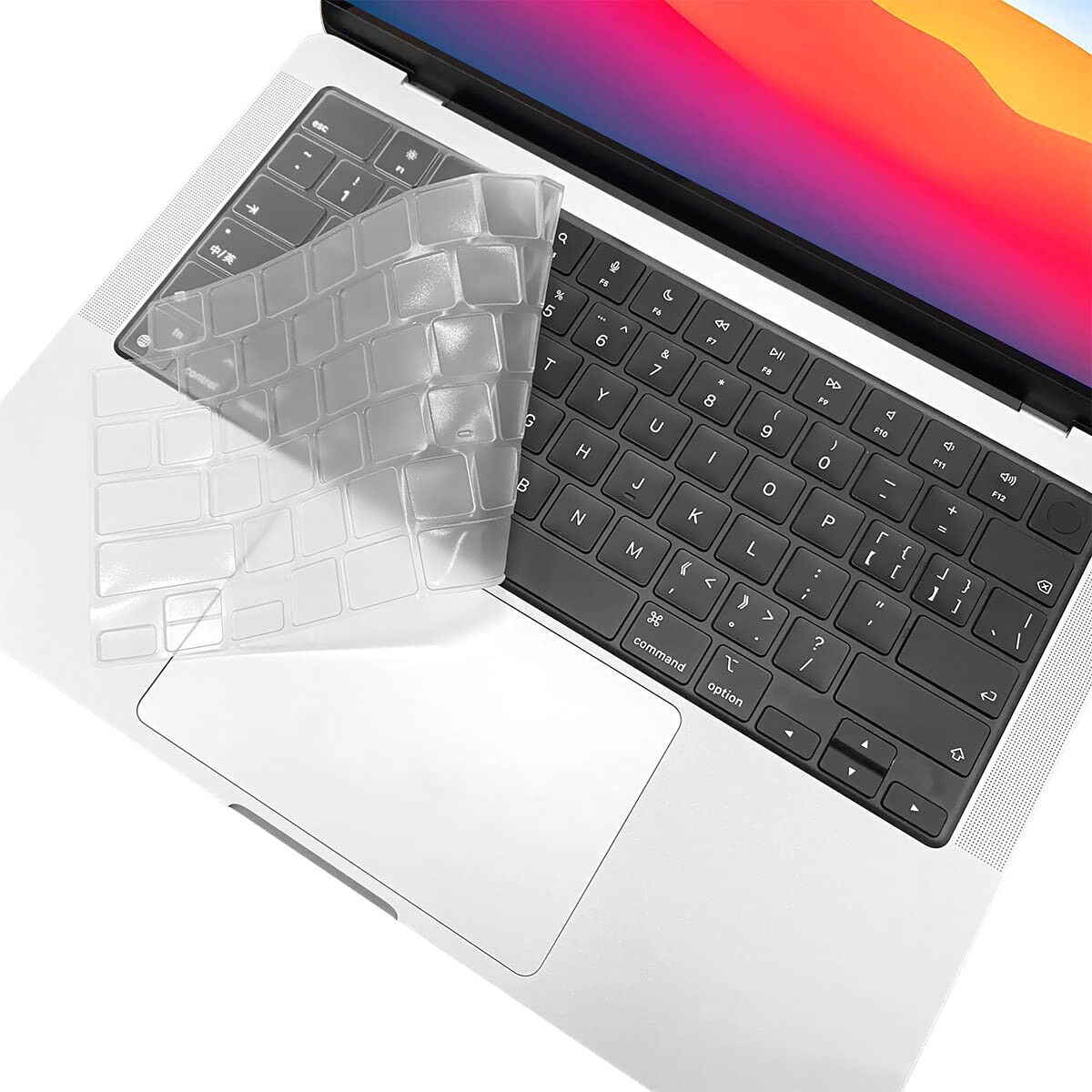 Keyboard Cover Thin Silicone Skin Protector For Macbook Air 13.3inch A1932 2018