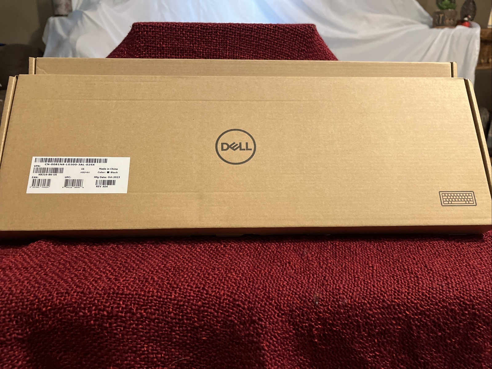 Original Dell KB216-BK USB Wired Keyboard Brand New In Box Black