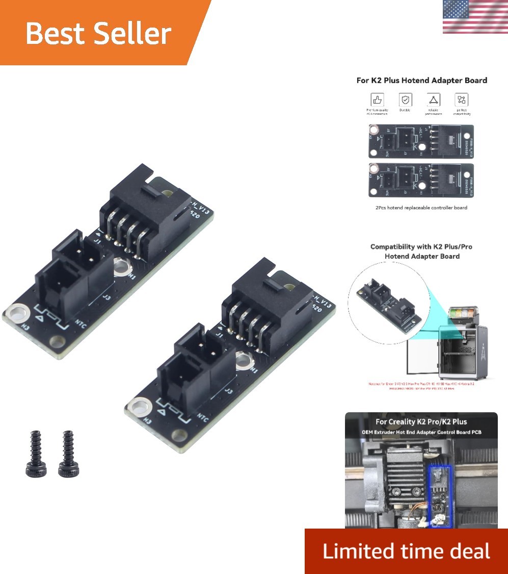 Replacement Part for Crealiity Printer K2P: 2Pcs OEM Extruder Hot End Adapter...