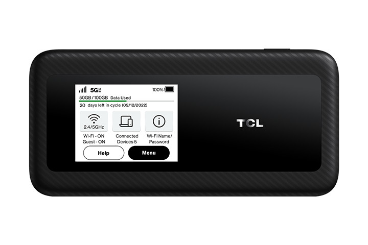 TCL Linkzone 5G UW TCL-MW513U Verizon Only Black C