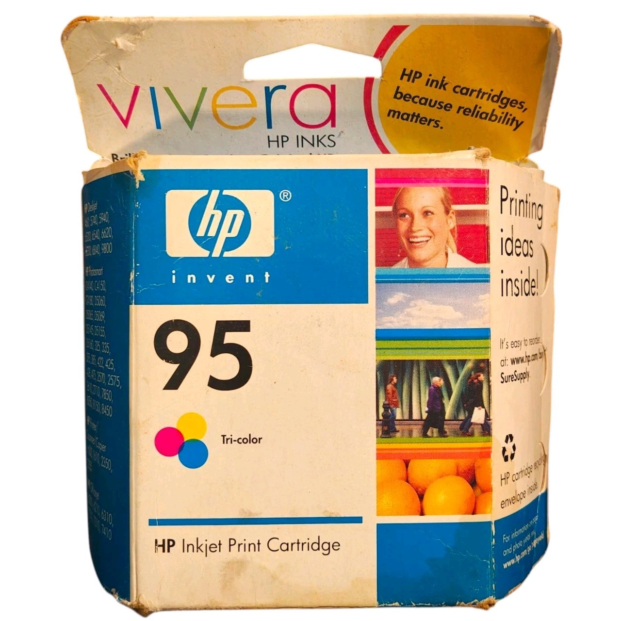HP 93 Vivera Tri-Color Ink Cartridge Expired May 2008