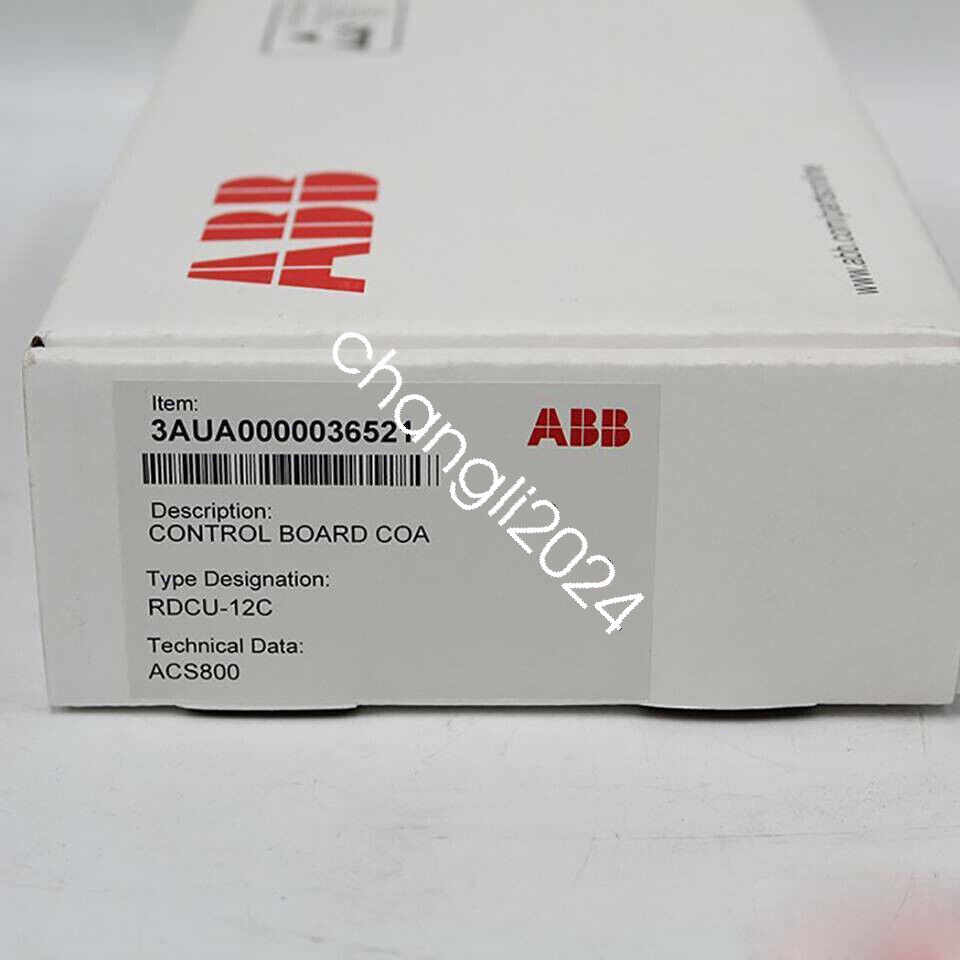 New In Box ABB ACS800 RDCU-12C 3AUA0000036521 IO Control board Fast delivery