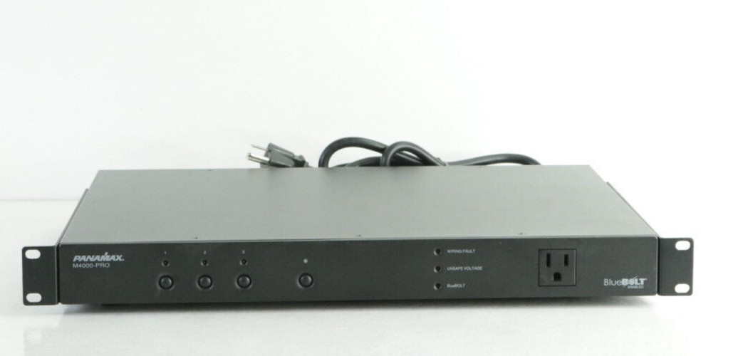 Panamax M4000-PRO Bluebolt 8-Outlet 15 Amp Power Management with Control m253