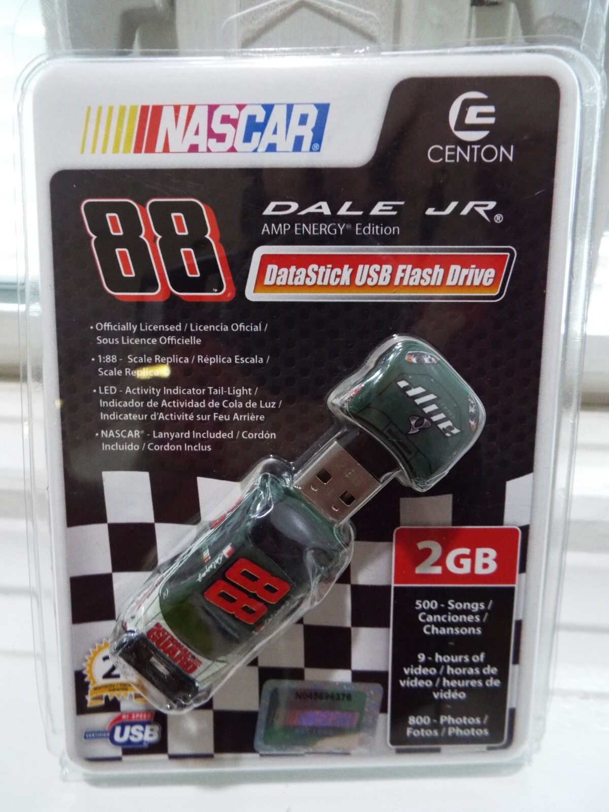 NIB NASCAR Centon Dale Earnhardt Jr. 88 DataStick USB Flash Drive 2GB Sealed