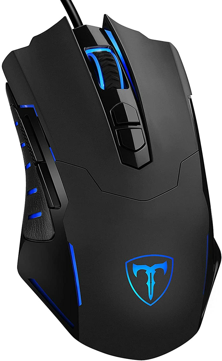 Biijok LED wired Gaming Mouse 7 Buttons 7200DPI 5 level 16 Million Color T7 B01