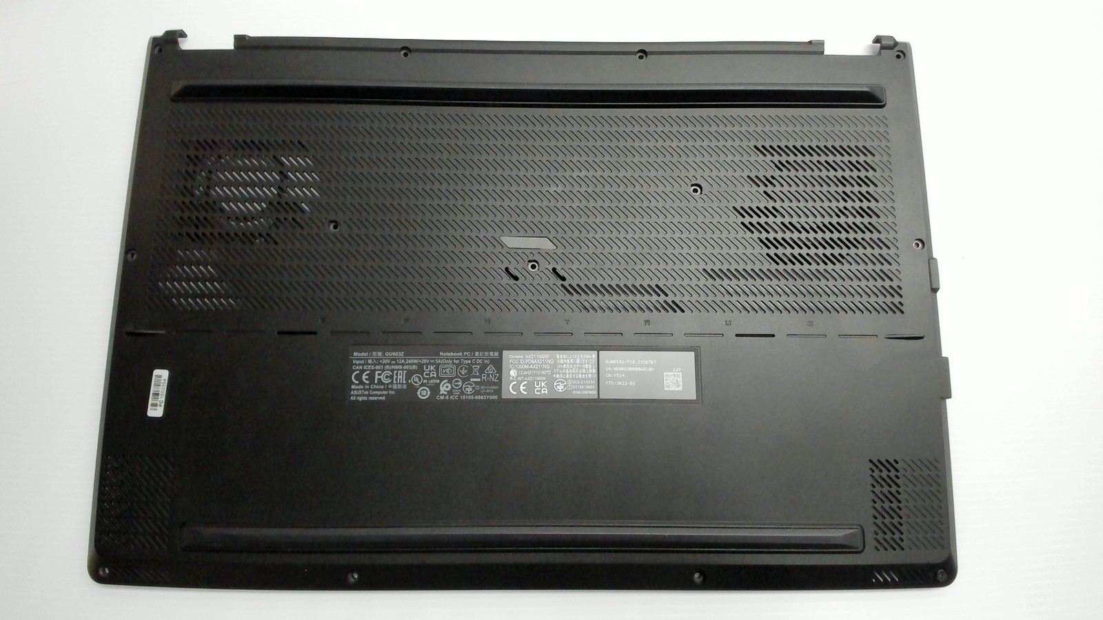 Bottom Base for Asus GU603Z