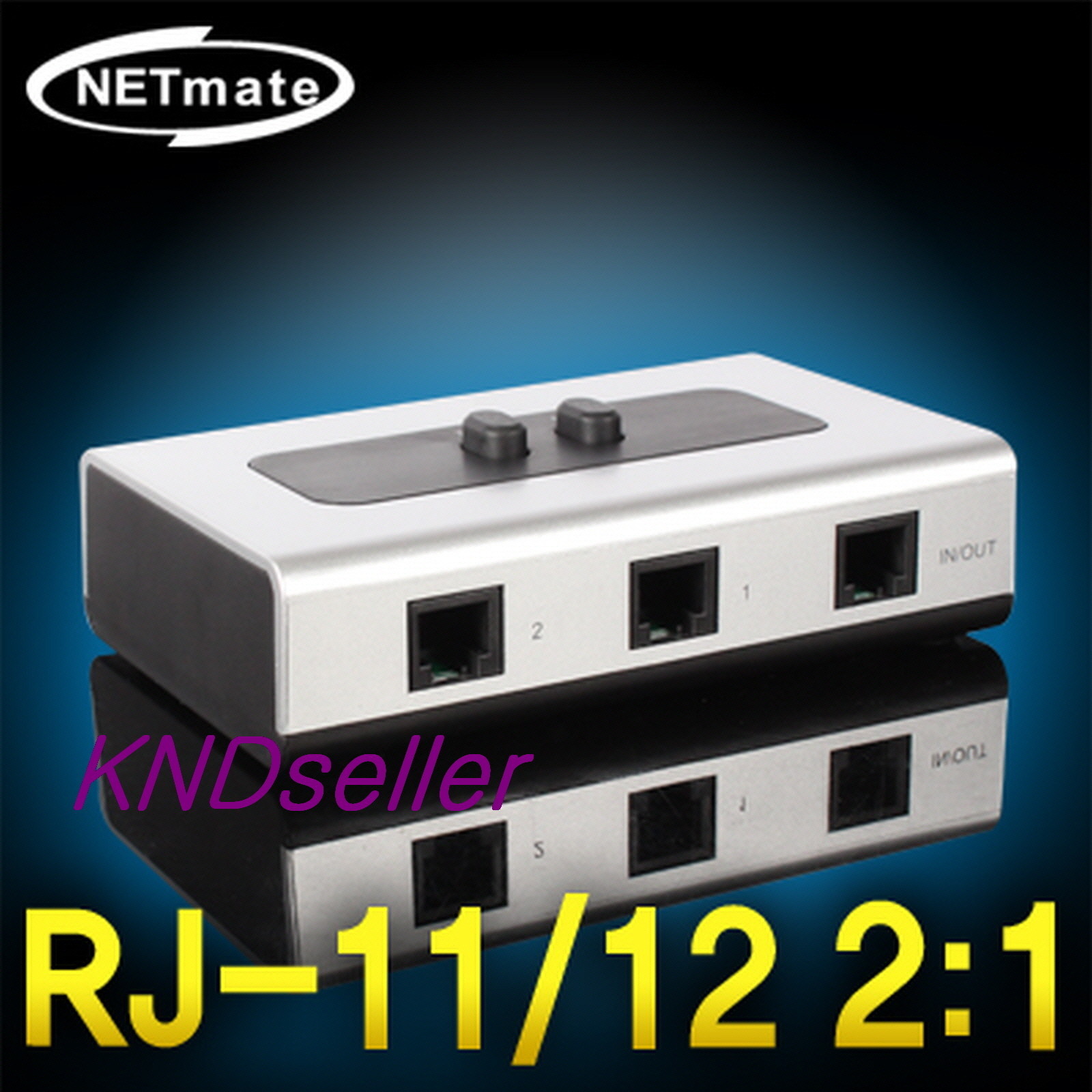 2 PORT TEL RJ11 RJ12 Manual High Quality Switch BOX Phone selector modular 2way