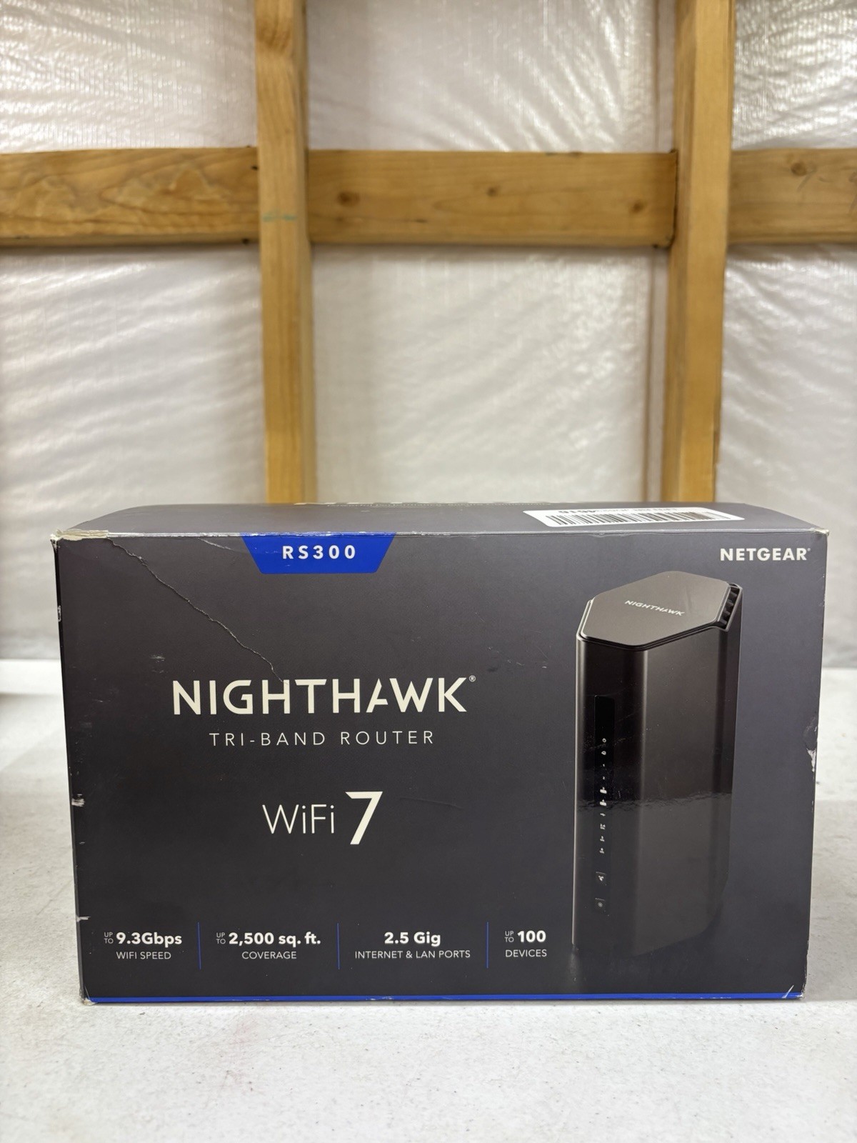 NETGEAR Nighthawk Tri-Band WiFi 7 Router RS300 (BE9300) Router Only FULLY TESTED