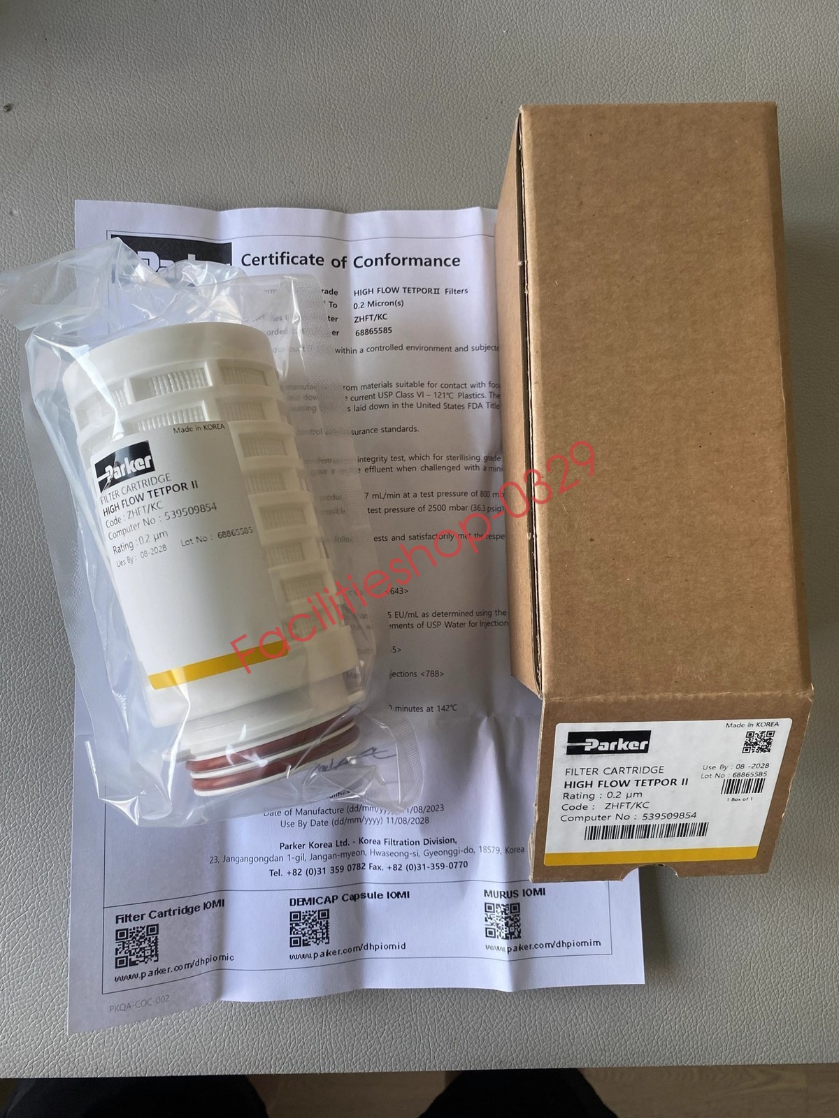 1pcs Parker Domnick Sterilization Filter Element ZHFT/KC DHL/FedEx