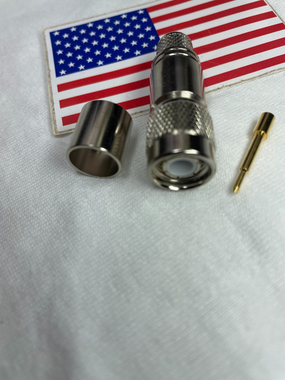 TNC Male Crimp for RG8 LMR400 RG213 RF cable connector USA