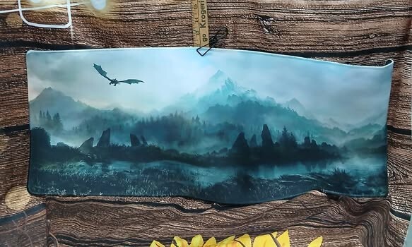 12" X 31.5" / 70x30CM Skyrim Mouse-pad Large Gaming Mousepad Mat Keyboard Pad