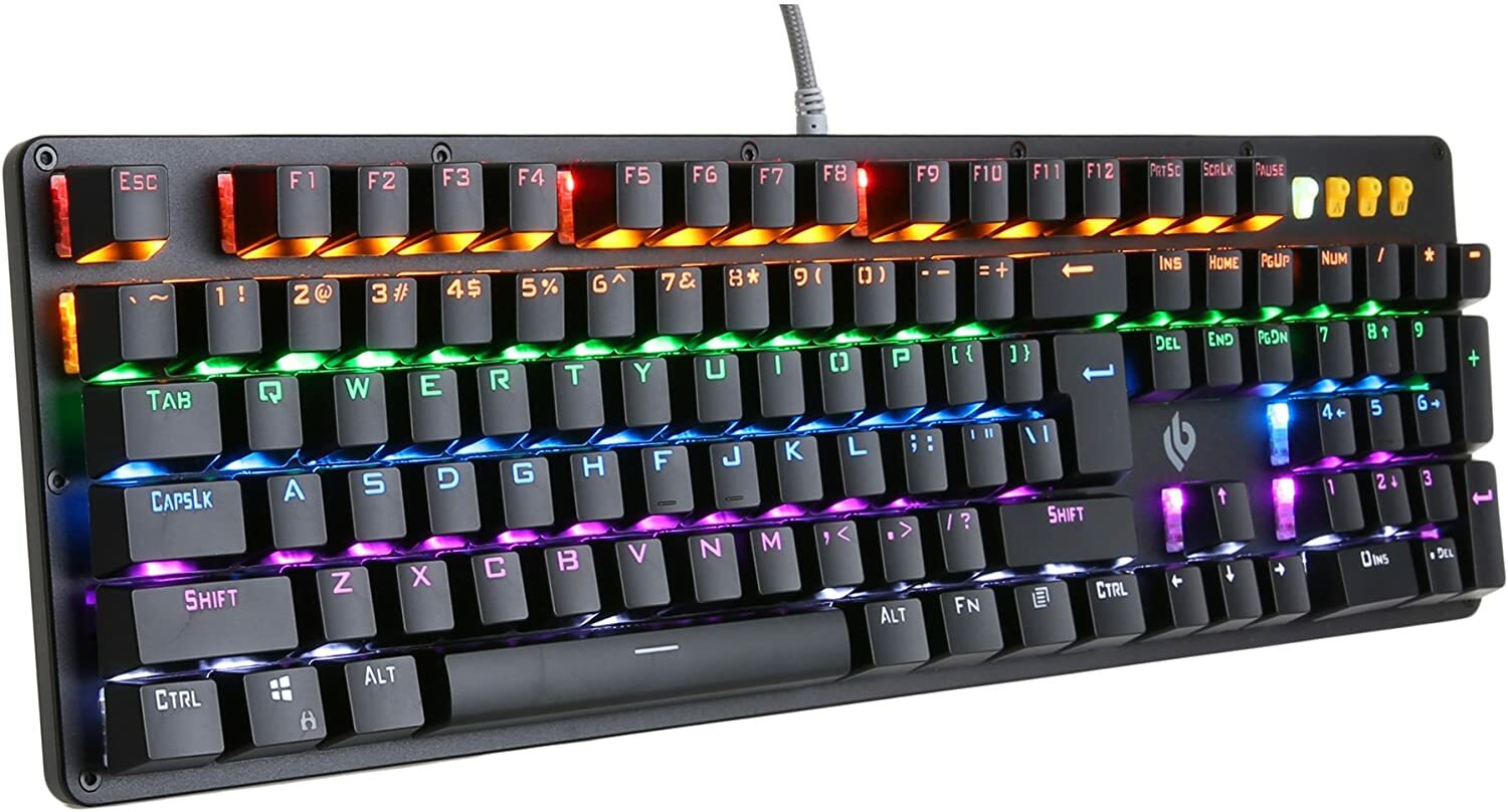 Professional 104 Mechanical Gaming Keyboard Leobog K20 RGB Backlight Full Key 