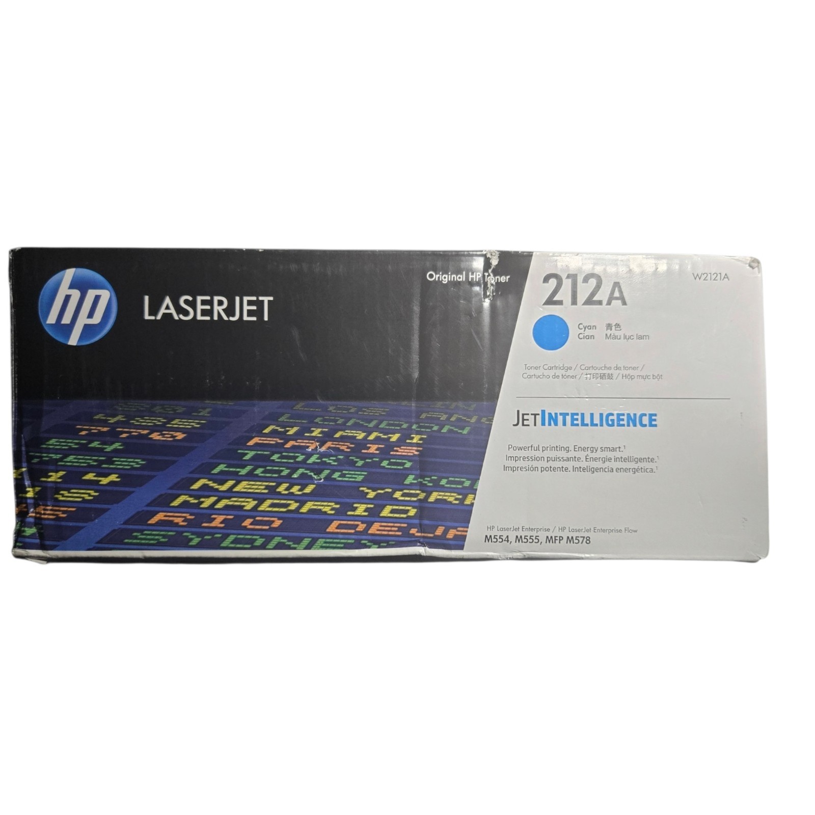 HP 212A Toner Cartridge Cyan HP LaserJet Enterprise M554, M555, M578 Printers