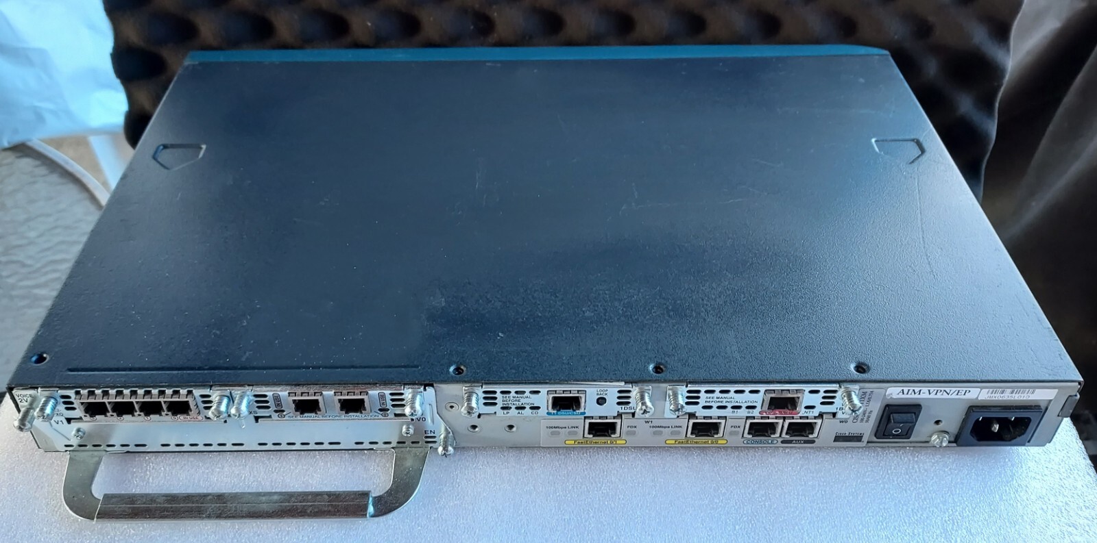Cisco 2651XM Router 12.4 Voice IOS 4FXS 4FXO  2MFT-T1 32F/128D  1-YEAR WARRANTY