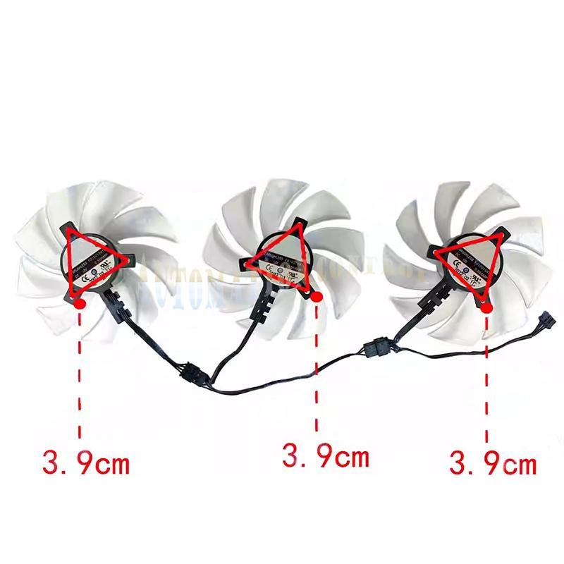 Graphics Card Cooling Fan Shell Fits for ASROCK RX6800XT 6900XT Phantom Gaming