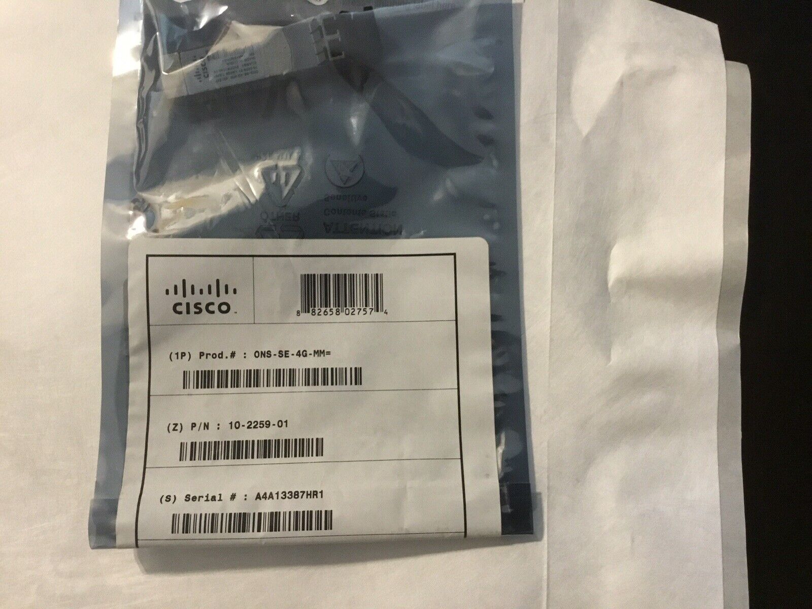 Cisco ONS-SE-4G-MM NEW In Stock