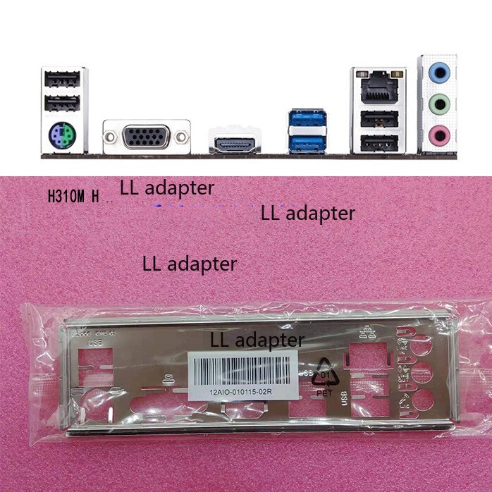 1PCS H310M H FOR GIGABYTE IO I/O SHIELD Back Plate BackPlate