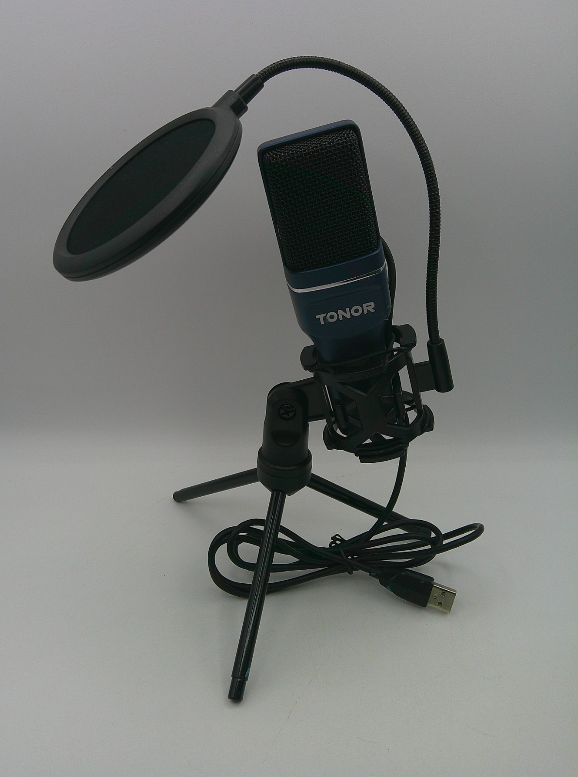 TONOR USB Microphone Computer Cardioid Condenser PC Gaming Mic with Tripod Stan