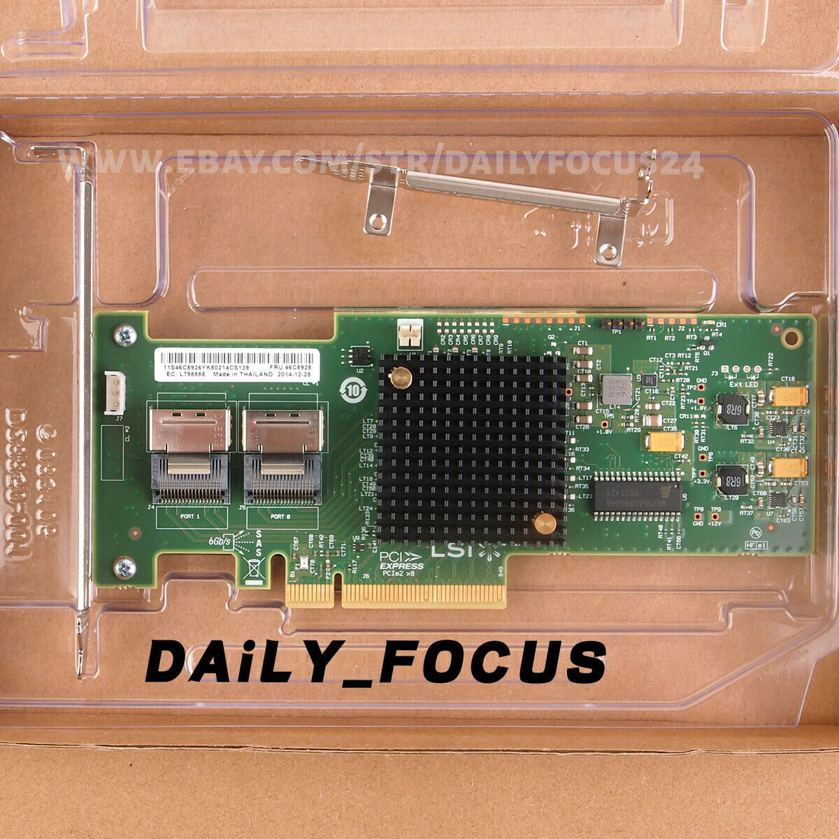 LSI 9223-8i = (LSI 9211-8i) 6 Gbps SAS HBA FW:P20 it Mode ZFS FreeNAS unRAID