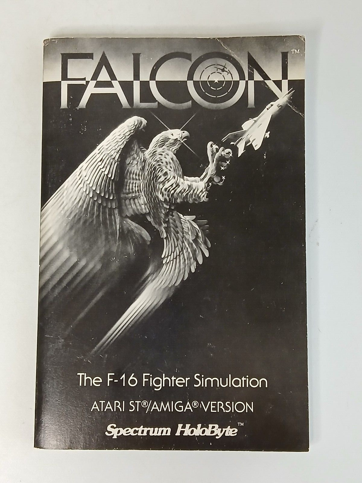 FALCON F-16 FIGHTER SIMULATION Flight Manual Atari ST / Amiga Version Book Only