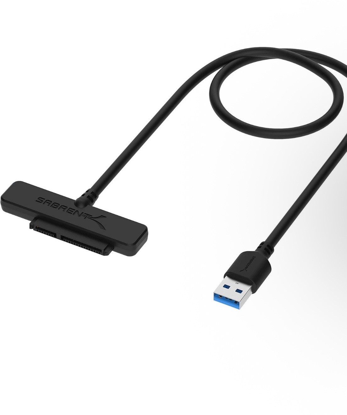 SABRENT SATA to USB Cable - USB 3.0 to 2.5” SATA I/II/III Hard Drive Adapter