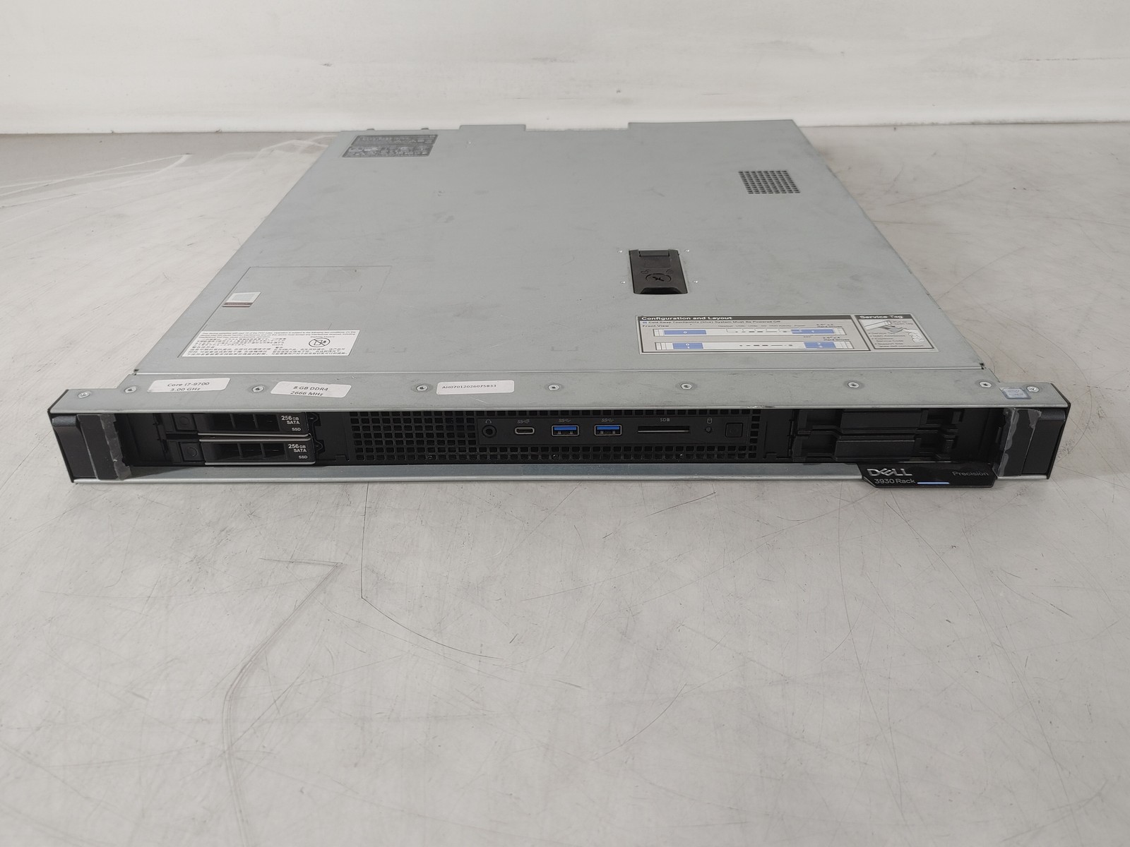 U83991 Dell Precision 3930 Rack 300 GHz Core i79700 8 GB DDR4 Workstatio G2U