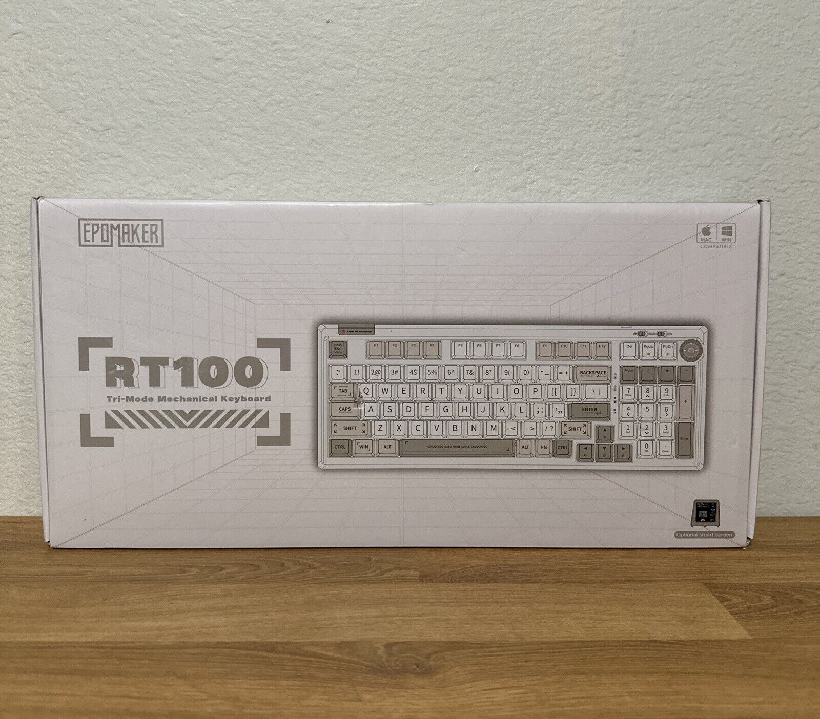 EPOMAKER RT100 Mechanical Keyboard, Retro Gaming Keyboard,