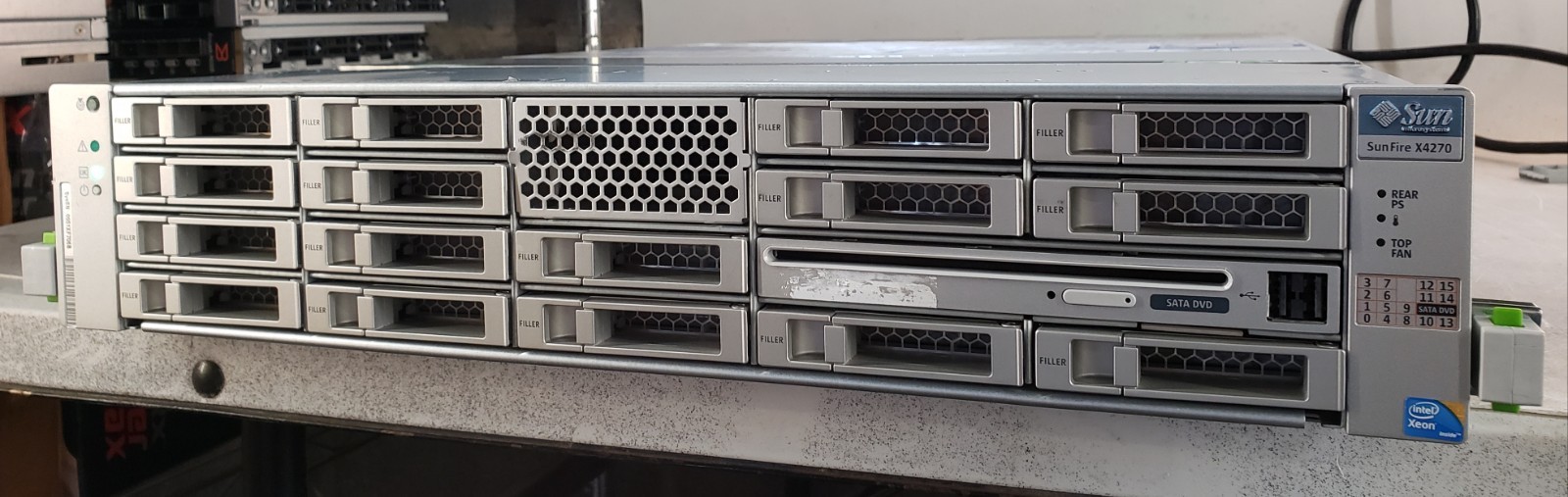 Oracle SunFire X4270 Server 2x Intel L5520 16GB PC3-10600R RAM NO HDD w/ 2xPSU